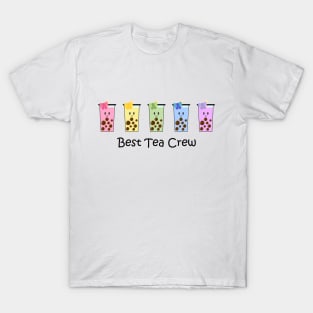 Best Tea Crew Funny Pun for Besties T-Shirt